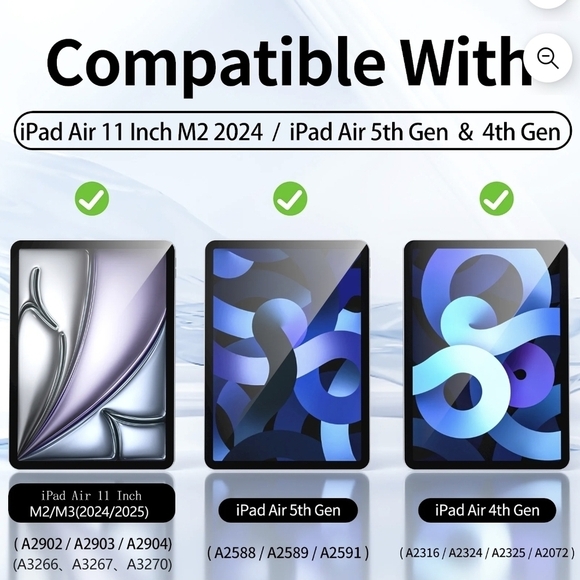 Light Blue Tablet Case with Keyboard - Picture 2 of 5